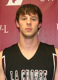 UW-L junior Lucas Collom had a WIAC tournament high 19 rebounds