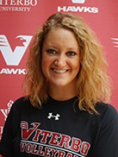 Viterbo setter Brianna Brinkman